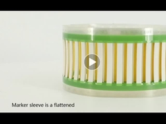 उच्च तापमान, गर्मी संकुचित पहचान आस्तीन संकुचन अनुपात 2:1