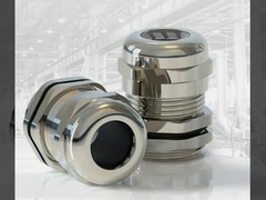 निकेल लेपित पीतल केबल ग्रंथि IP68 जलरोधक कनेक्टर