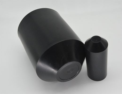 क्रॉस लिंक्ड पॉलीओलेफिन हीट सिकुड़ने केबल अंत टोपी 10mm-160mm