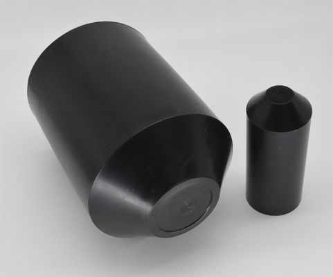 RoHS ब्लैक इन्सुलेटेड हीट सिकुड़ तार कैप 10mm से 160mm