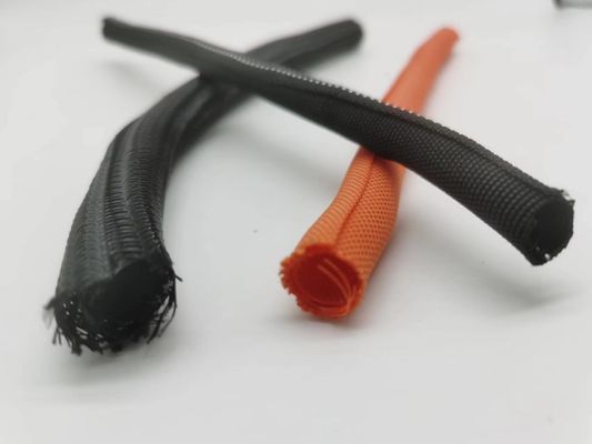 ROHS पीईटी विस्तार योग्य ब्रैटेड स्लीविंग फायर रिटार्डेंट ग्रेड N5510 / NFPA130