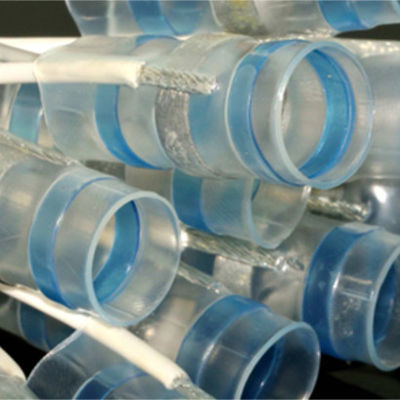 125 डिग्री सोल्डर आस्तीन उपकरण शील्ड समाप्ति लीड के साथ